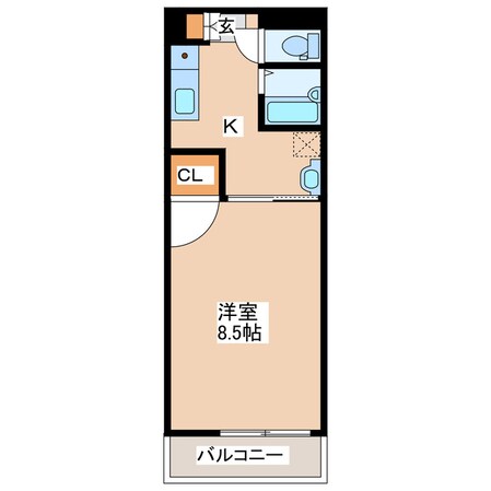 エル大江Ａの物件間取画像